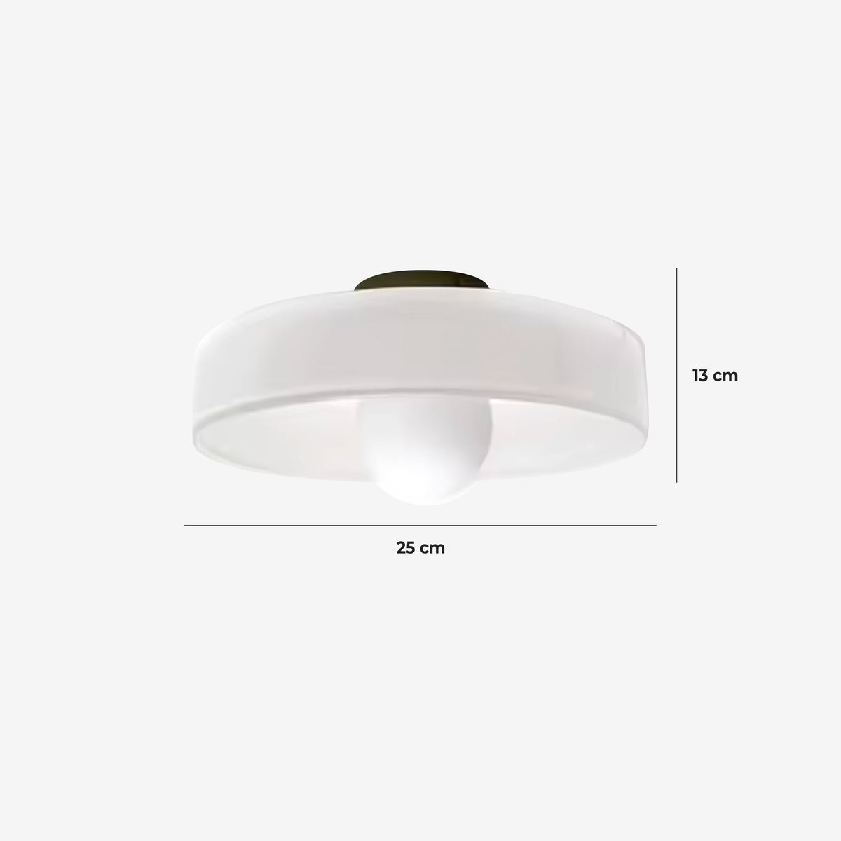 Lina Round Glass Pendant Light