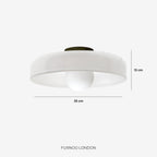 Lina Round Glass Pendant Light
