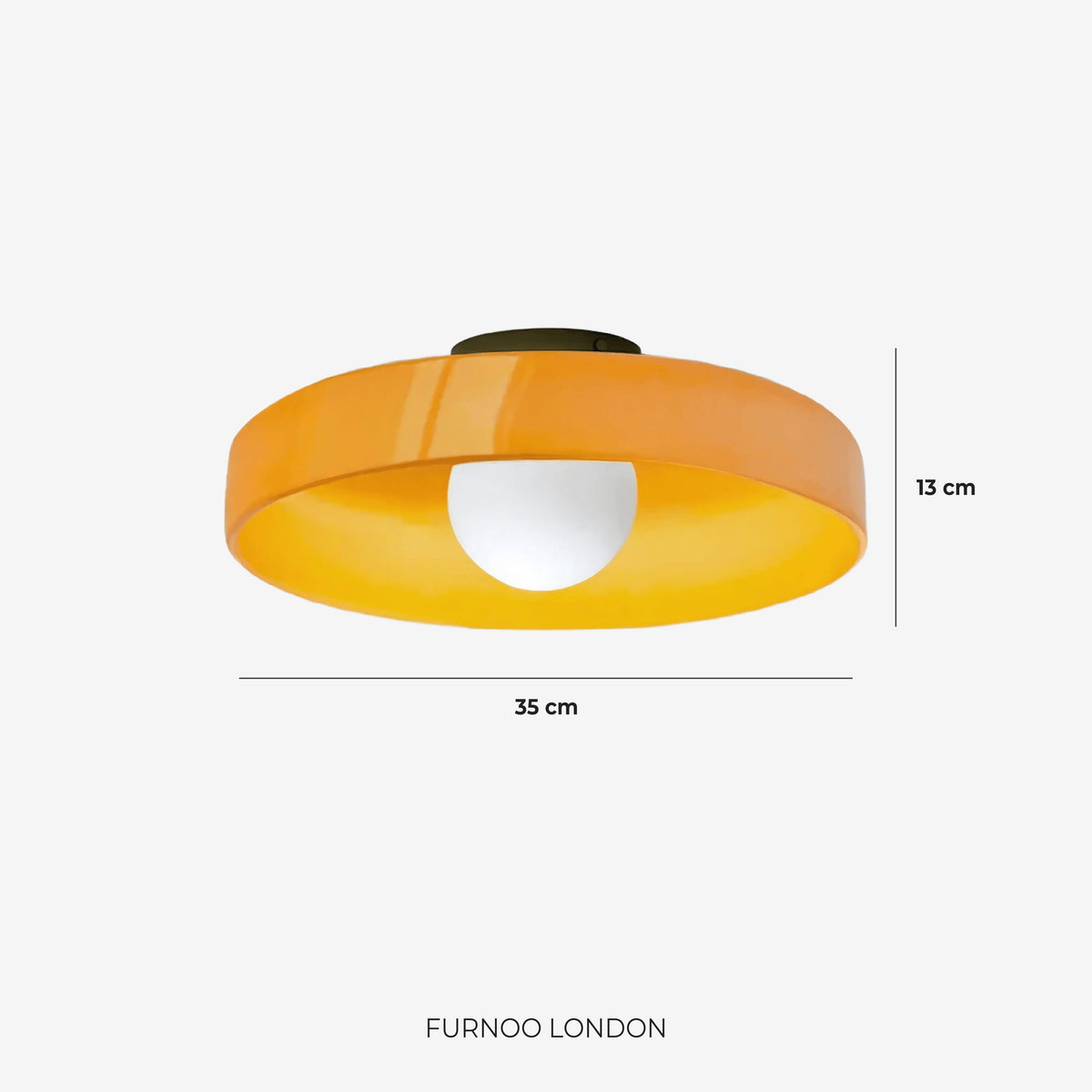 Lina Round Glass Pendant Light