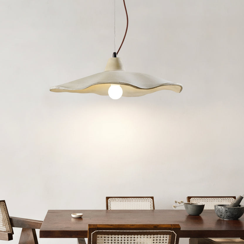 Niro Scalloped Bell Pendant Light