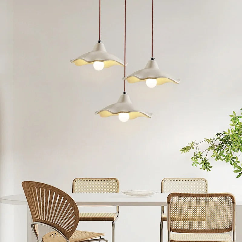 Niro Scalloped Bell Pendant Light