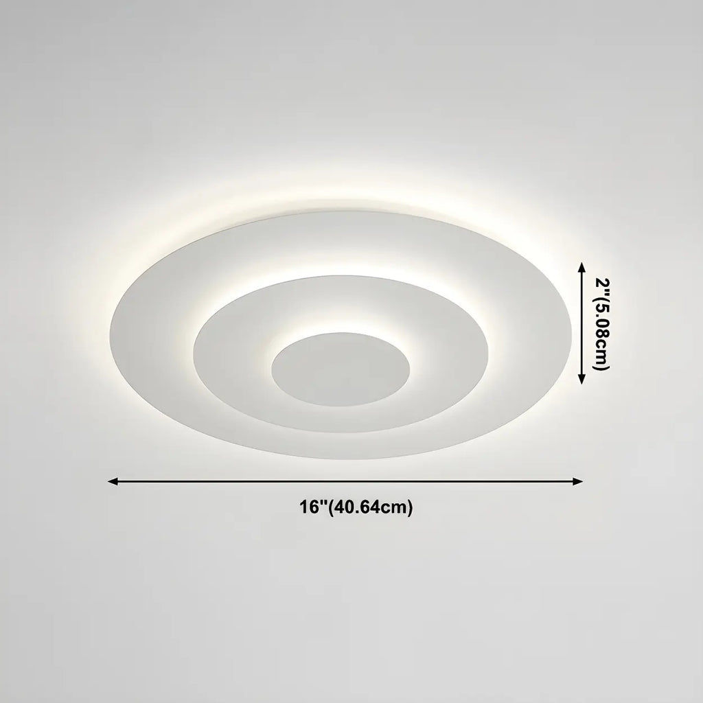 Tiered LED Flush Mount Light