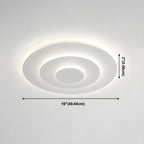 Tiered LED Flush Mount Light