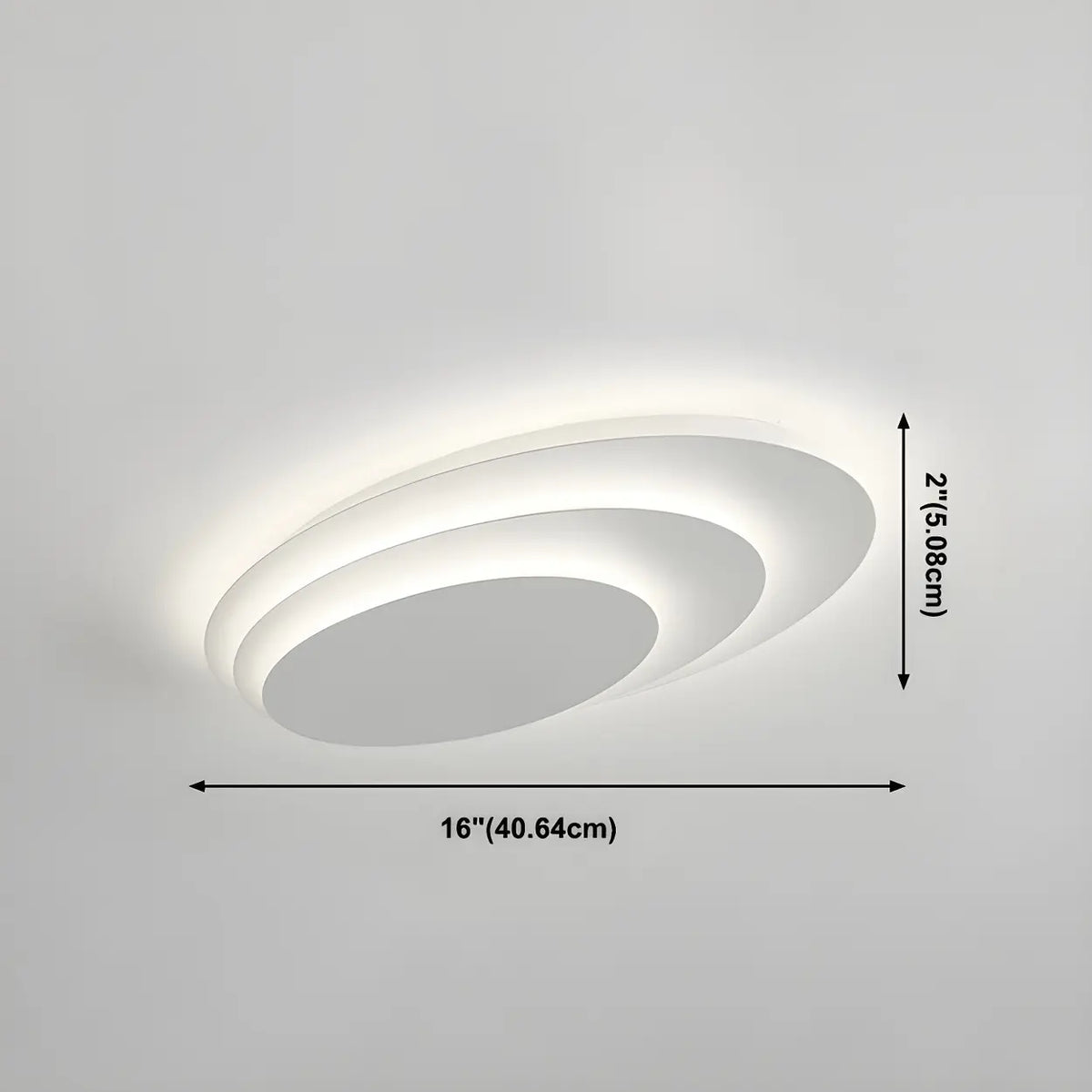 Tiered LED Flush Mount Light