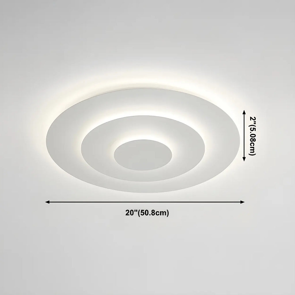Tiered LED Flush Mount Light