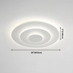 Tiered LED Flush Mount Light