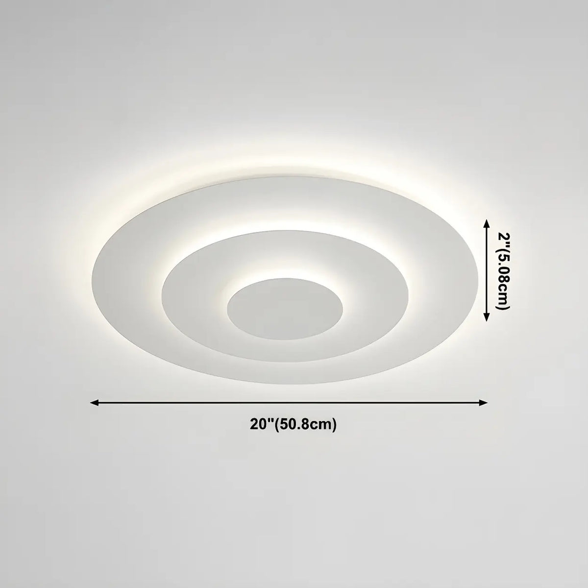 Tiered LED Flush Mount Light