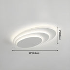 Tiered LED Flush Mount Light