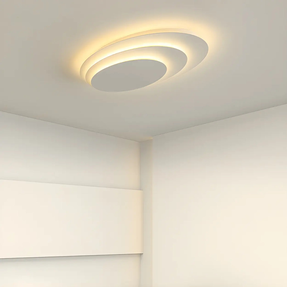 Tiered LED Flush Mount Light