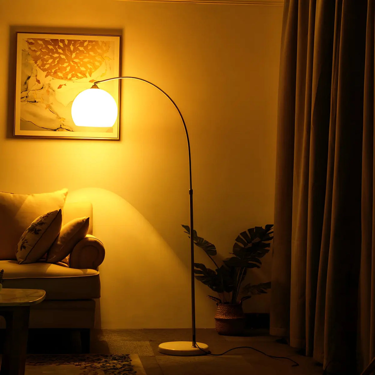 Arched Dome LED Floor Lamp