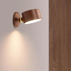 Rechargeable Wood Night Light Sconce