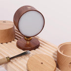 Rechargeable Wood Night Light Sconce