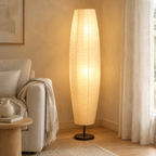 Rice Paper Column Floor Lamp Finish A Hero