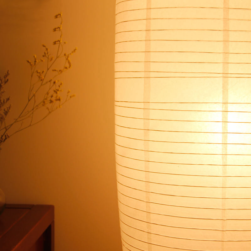 Rice Paper Column Floor Lamp