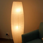 Rice Paper Column Floor Lamp