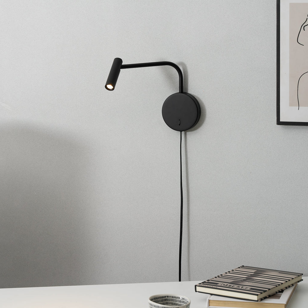 Rizo Reading Plug In Wall Lamp