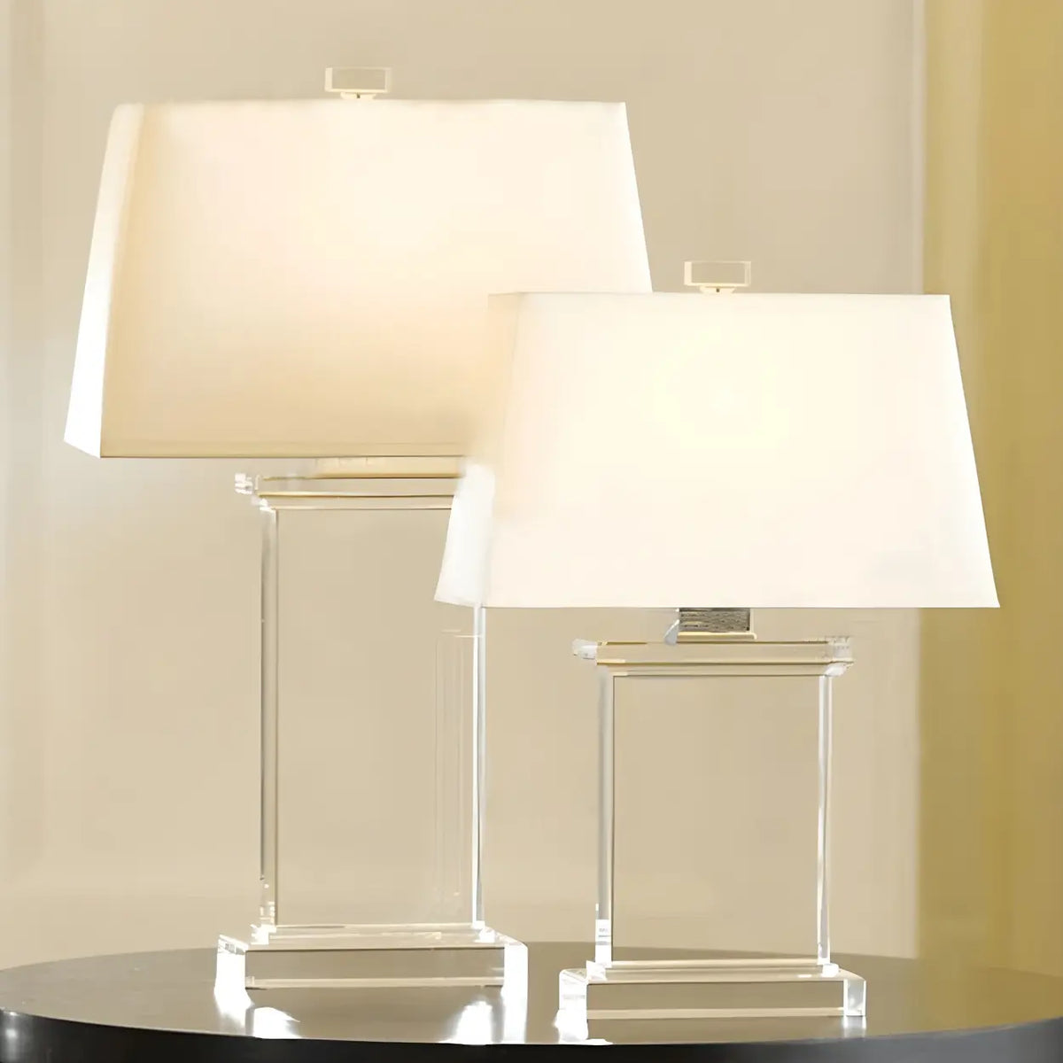 Crystal Fabric Table Lamp