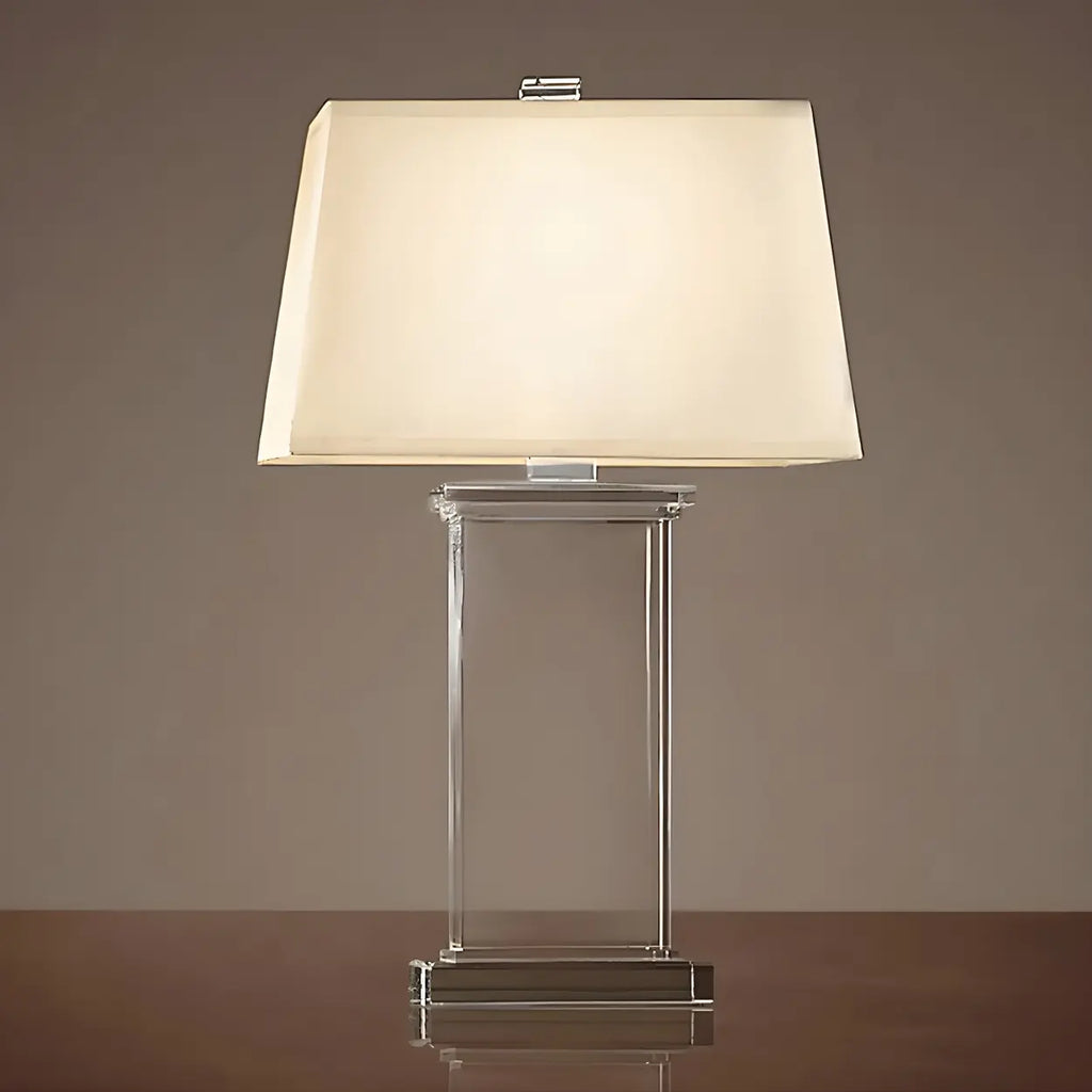 Crystal Fabric Table Lamp
