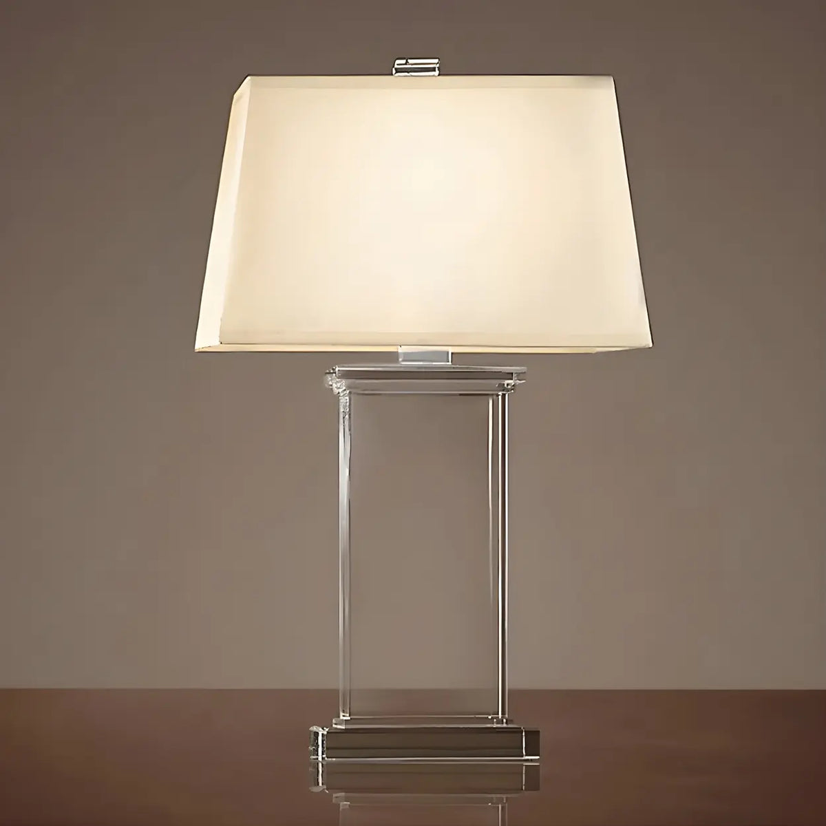 Crystal Fabric Table Lamp