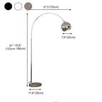 Chrome Arc Floor Lamp
