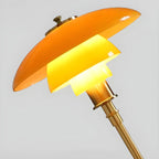 Layered Glass Umbrella Table Lamp