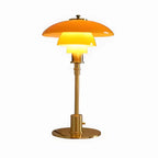 Layered Glass Umbrella Table Lamp