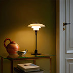 Multi-Layer Glass Umbrella Table Lamp