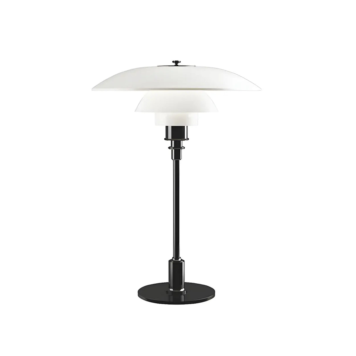 Multi-Layer Glass Umbrella Table Lamp