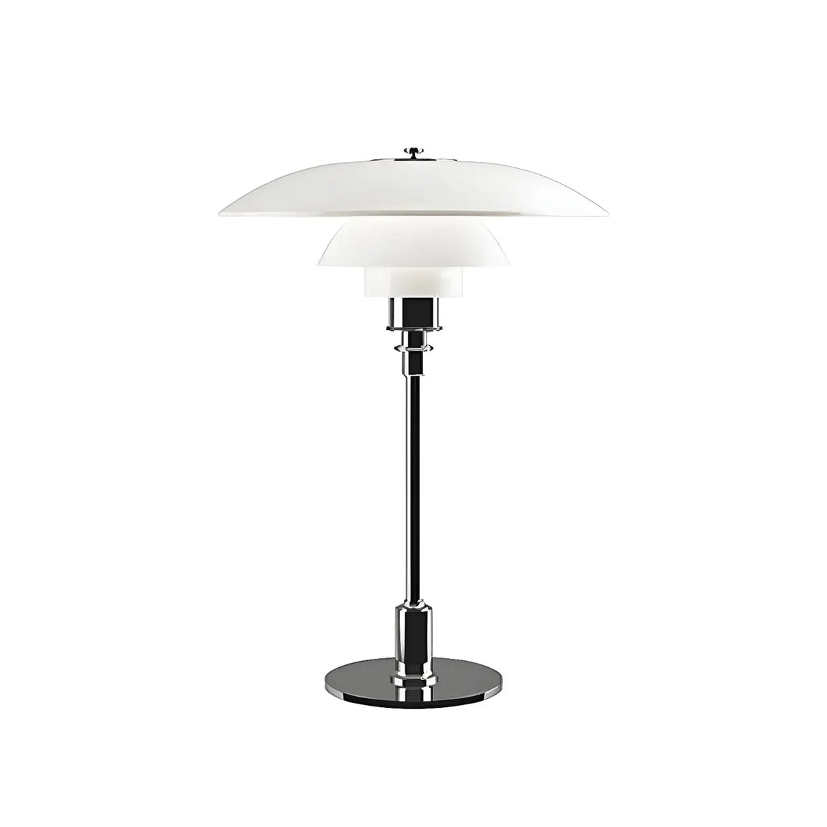 Multi-Layer Glass Umbrella Table Lamp