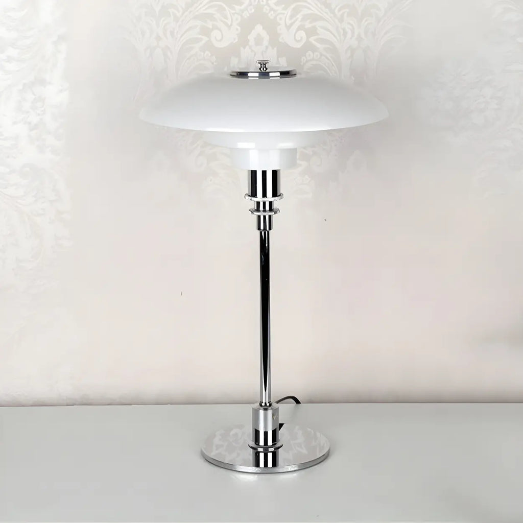 Multi-Layer Glass Umbrella Table Lamp