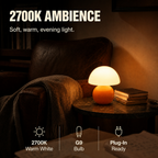 Acorn Mini Glass Table Lamp